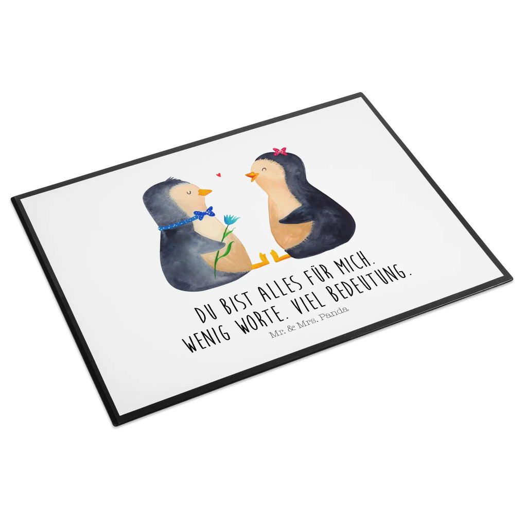 Podkładka na biurko Pingwin para Bürobedarf, Schreibtisch Unterlagen, Schreibunterlage, Schreibtischunterlage Groß, Schreibtischauflage, Schreibwaren, Büroartikel, Pinguin, Verlobung, Hochzeitsgeschenk, große Liebe, Liebe, Liebesgeschenk, Traumpaar, Liebesbeweis, Pinguine, Hochzeitstag, Liebespaar, Hochzeit, Jahrestag