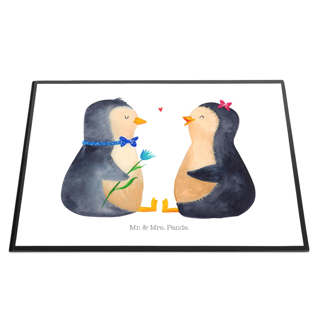 Podkładka na biurko Pingwin para Bürobedarf, Schreibtisch Unterlagen, Schreibunterlage, Schreibtischunterlage Groß, Schreibtischauflage, Schreibwaren, Büroartikel, Pinguin, Verlobung, Hochzeitsgeschenk, große Liebe, Liebe, Liebesgeschenk, Traumpaar, Liebesbeweis, Pinguine, Hochzeitstag, Liebespaar, Hochzeit, Jahrestag
