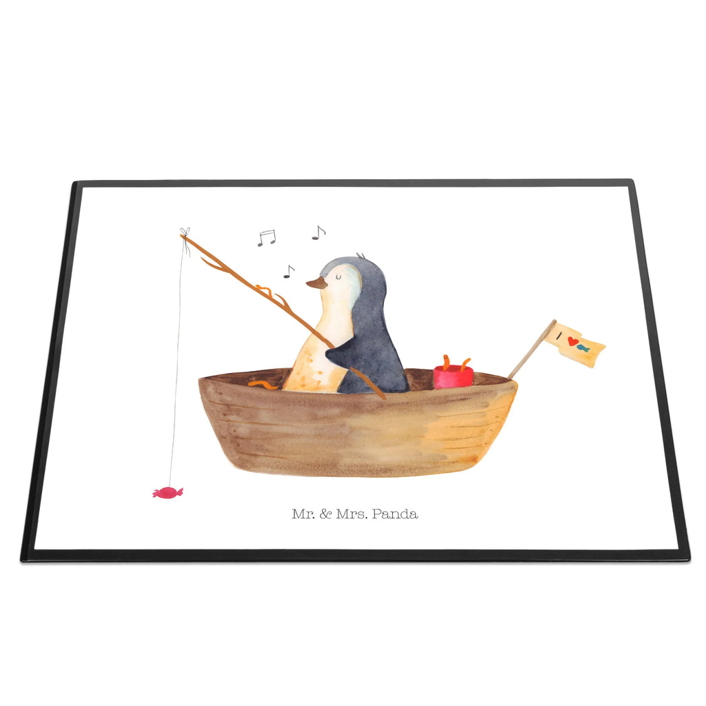 Schreibtischunterlage Pinguin Angelboot Schreibtisch Unterlagen, Schreibtischauflage, Schreibtischunterlage Groß, Schreibunterlage, Büroartikel, Schreibwaren, Bürobedarf, Pinguin, Boot, Neustart, genießen, Angeln, Lebenslust, Leben, Trennung, Scheidung, Geschenkidee Liebeskummer, Pinguine, Motivation, Neuanfang, Angelboot