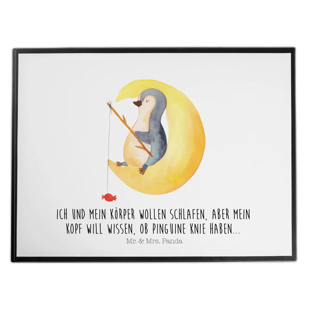Schreibtischunterlage Pinguin Mond Schreibunterlage, Büroartikel, Schreibtischauflage, Schreibtischunterlage Groß, Schreibtisch Unterlagen, Schreibwaren, Bürobedarf, Pinguin, Nachtruhe, Pinguine, Einschlafen, Schlafstörungen, schlafen, Gästezimmer, Schlafzimmer, Spruch