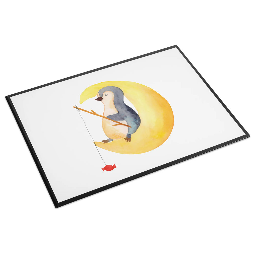 Schreibtischunterlage Pinguin Mond Schreibunterlage, Büroartikel, Schreibtischauflage, Schreibtischunterlage Groß, Schreibtisch Unterlagen, Schreibwaren, Bürobedarf, Pinguin, Nachtruhe, Pinguine, Einschlafen, Schlafstörungen, schlafen, Gästezimmer, Schlafzimmer, Spruch