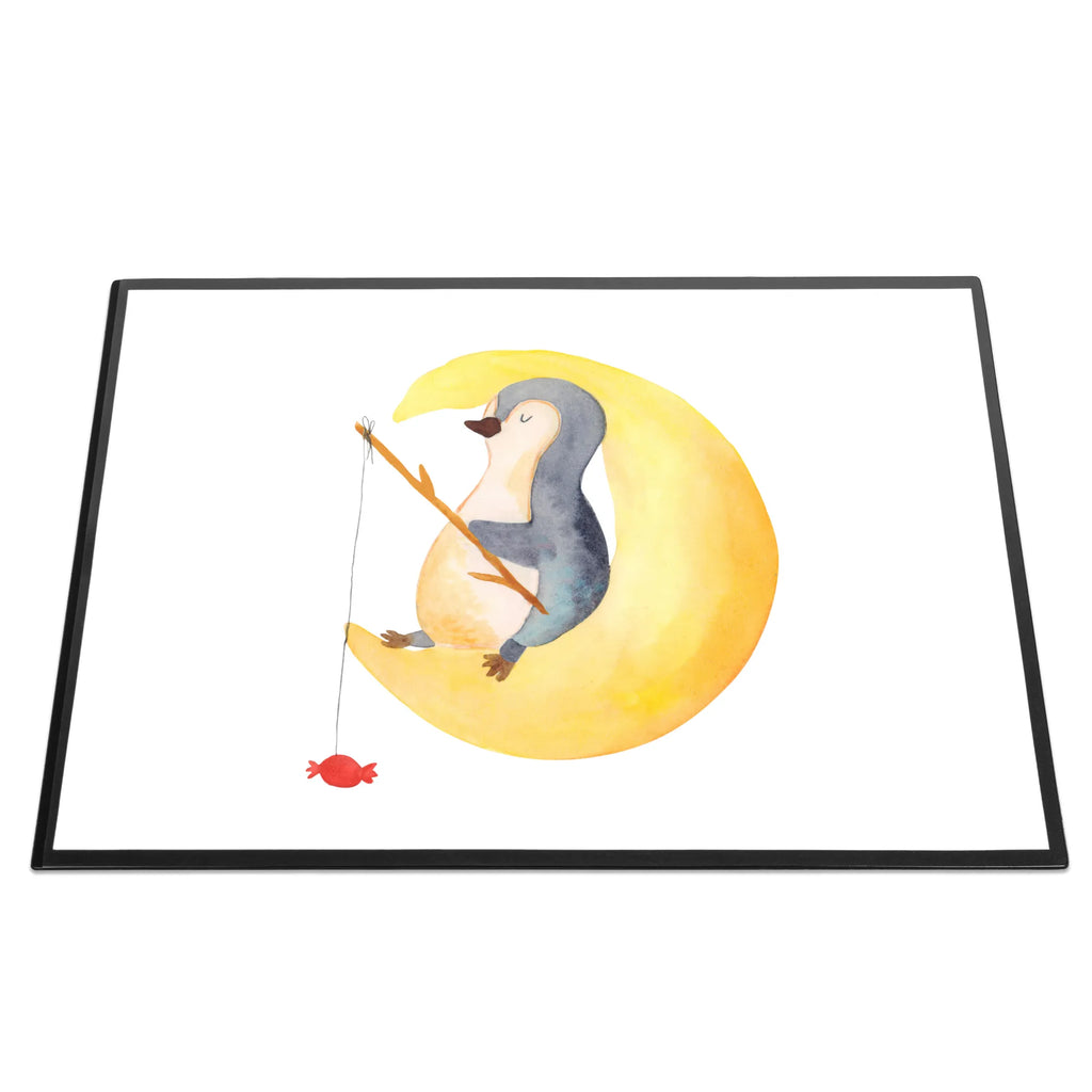Schreibtischunterlage Pinguin Mond Schreibunterlage, Büroartikel, Schreibtischauflage, Schreibtischunterlage Groß, Schreibtisch Unterlagen, Schreibwaren, Bürobedarf, Pinguin, Nachtruhe, Pinguine, Einschlafen, Schlafstörungen, schlafen, Gästezimmer, Schlafzimmer, Spruch