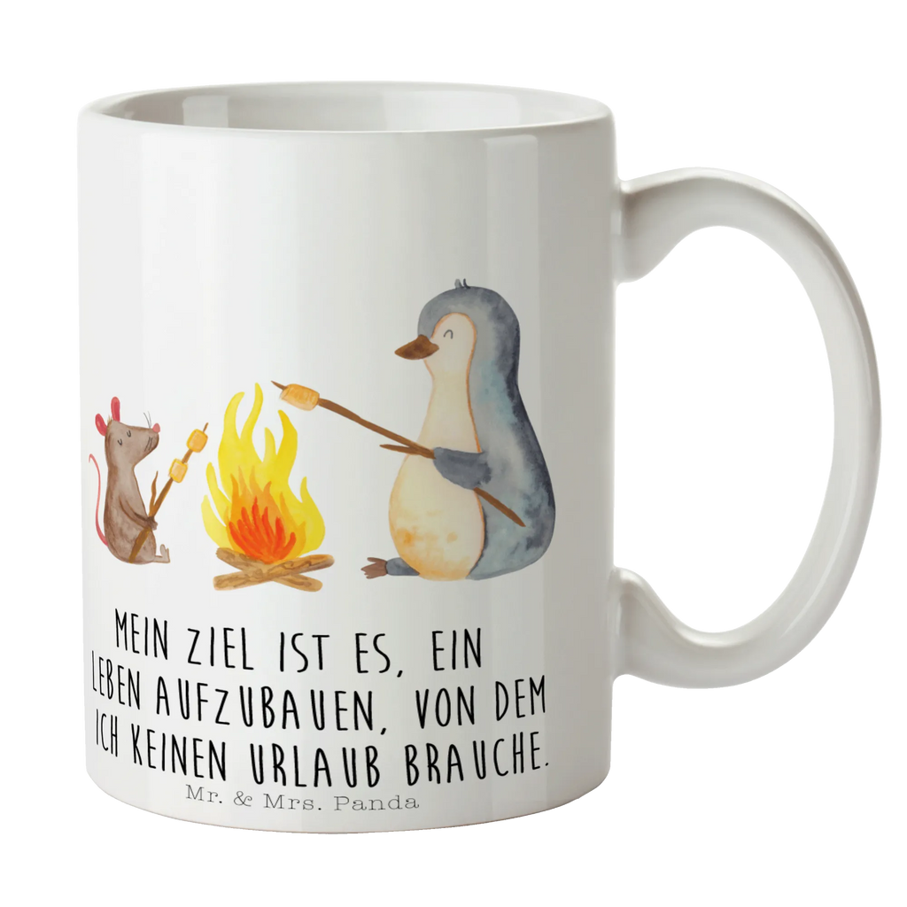 Mug Penguin campfire tea mug, mug, novelty mug, custom mug, mug with designs, coffee mug, ceramic mug, mug with quotes, gift mug, porcelain mug, latte mug, personalized mug, office mug, Penguin, North Pole, Winter, Penguins, mouse, marshmallows, office, life, life motto, campfire, barbecue, love, penguins, work, life motivation, everyday office life, job, new start, fire, motivation