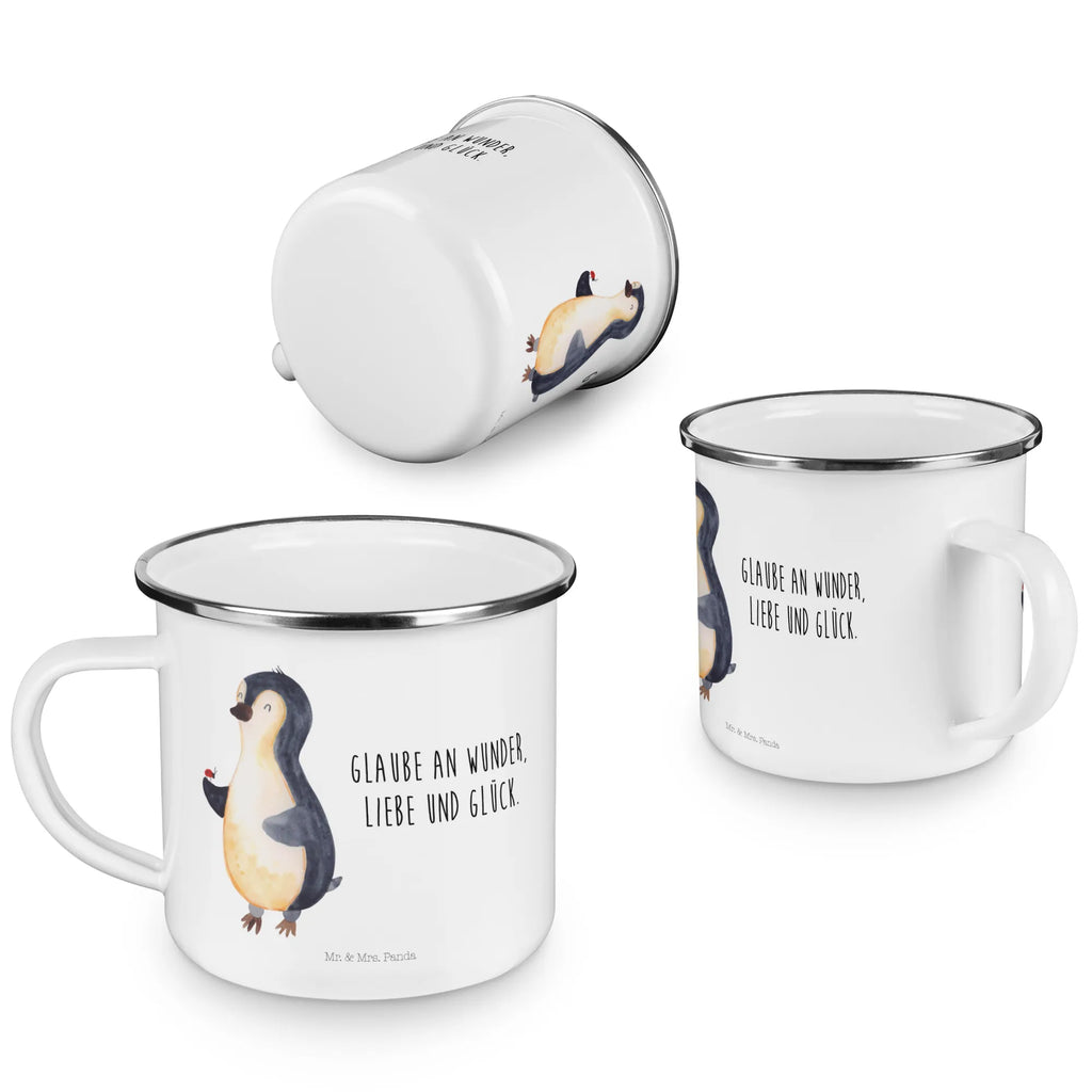 Enamel camping mug Penguin ladybug Kaffeebecher, blechbecher, Emaille Tasse, Tasse, Teebecher, reisetasse, Reisebecher, Kaffeetasse, wandertasse, Campingtasse, Emaille Becher, Teetasse, metallbecher, becher emaille, Becher, Blechtasse, Emailletasse, Metalltasse, Campingbecher, Tasse Emaille, Trinkbecher, Pott, emaillebecher, wanderbecher, Pinguin, Lebensfreude, Wunder, Pinguine, Glück, Liebe, Freude, Marienkäfer