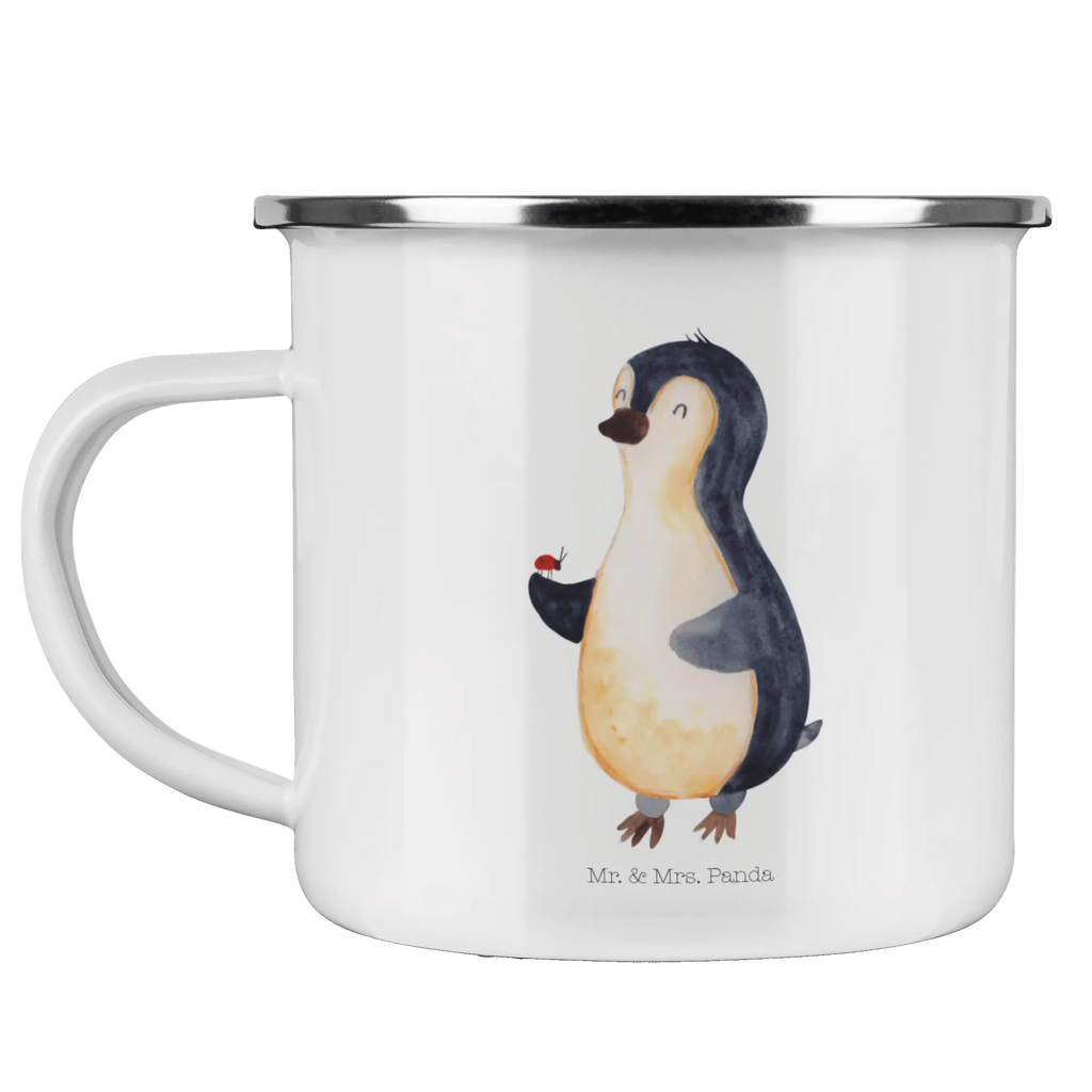 Enamel camping mug Penguin ladybug Kaffeebecher, blechbecher, Emaille Tasse, Tasse, Teebecher, reisetasse, Reisebecher, Kaffeetasse, wandertasse, Campingtasse, Emaille Becher, Teetasse, metallbecher, becher emaille, Becher, Blechtasse, Emailletasse, Metalltasse, Campingbecher, Tasse Emaille, Trinkbecher, Pott, emaillebecher, wanderbecher, Pinguin, Lebensfreude, Wunder, Pinguine, Glück, Liebe, Freude, Marienkäfer