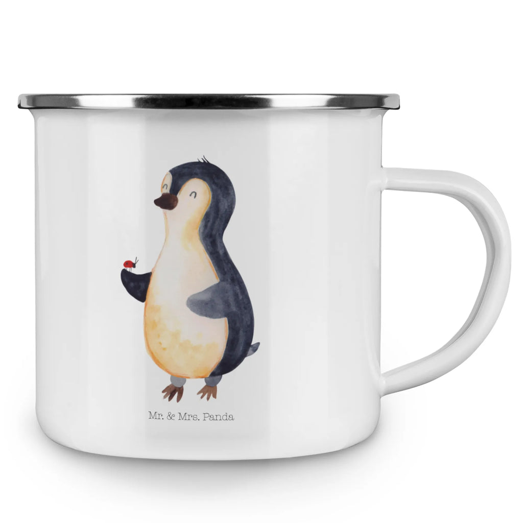 Enamel camping mug Penguin ladybug Kaffeebecher, blechbecher, Emaille Tasse, Tasse, Teebecher, reisetasse, Reisebecher, Kaffeetasse, wandertasse, Campingtasse, Emaille Becher, Teetasse, metallbecher, becher emaille, Becher, Blechtasse, Emailletasse, Metalltasse, Campingbecher, Tasse Emaille, Trinkbecher, Pott, emaillebecher, wanderbecher, Pinguin, Lebensfreude, Wunder, Pinguine, Glück, Liebe, Freude, Marienkäfer