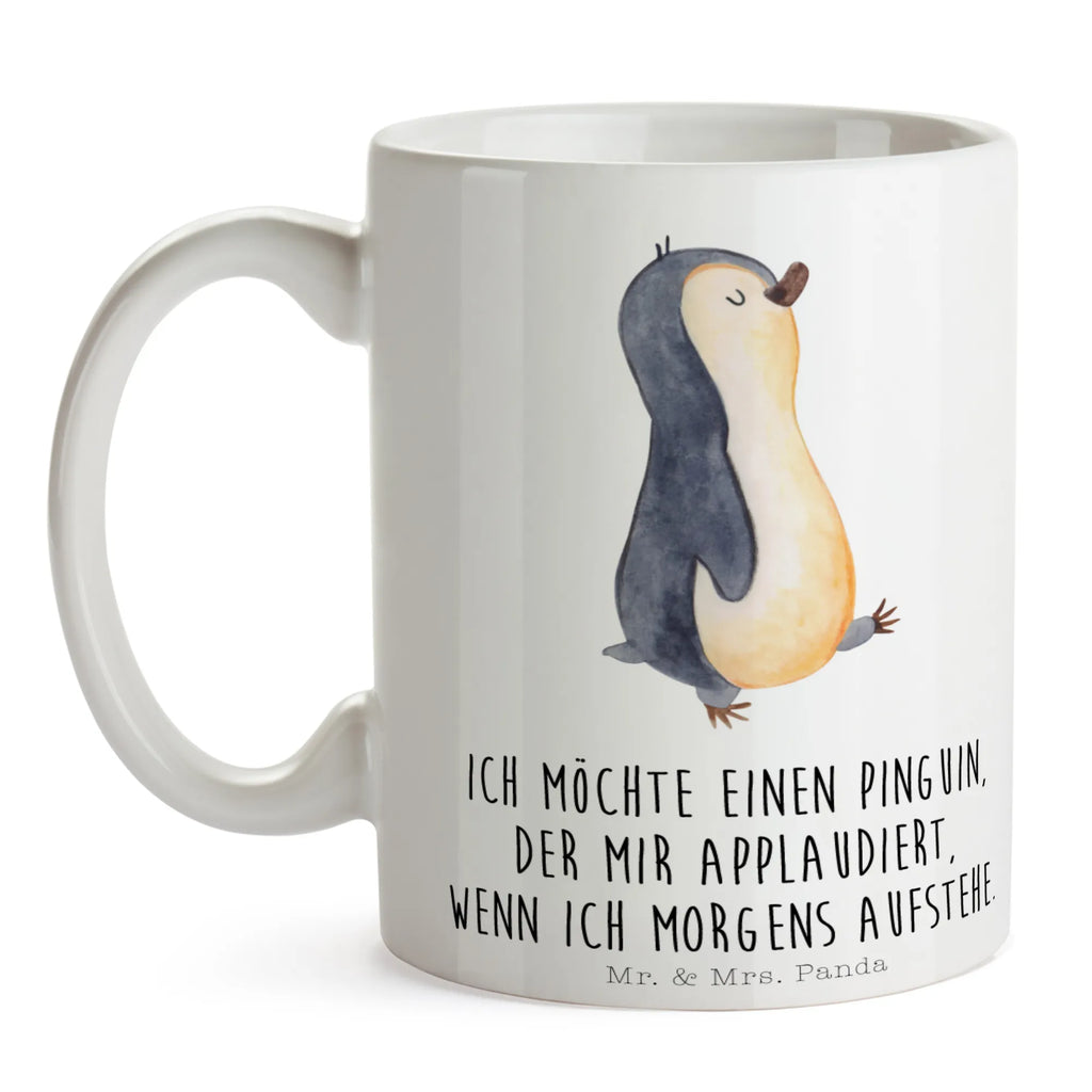 Kubek Pingwin maszerować Geschenktasse, Tasse, Tasse mit Motiven, Teetasse, Tasse mit Zitaten, Porzellantasse, Keramiktasse, Kaffeetasse, Bürotasse, Pinguin, Langschläfer, Schwester, Familie, Frühaufsteher, Pinguine, Bruder