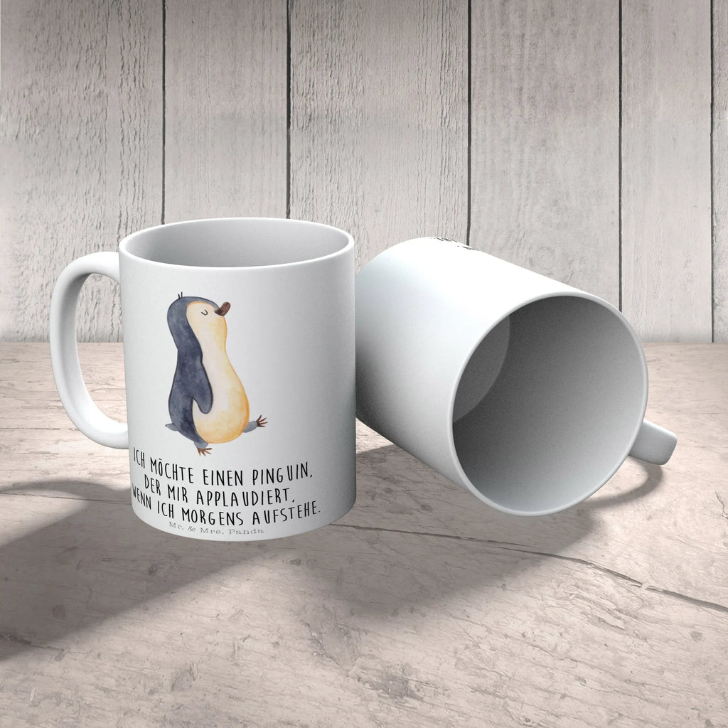 Kubek Pingwin maszerować Geschenktasse, Tasse, Tasse mit Motiven, Teetasse, Tasse mit Zitaten, Porzellantasse, Keramiktasse, Kaffeetasse, Bürotasse, Pinguin, Langschläfer, Schwester, Familie, Frühaufsteher, Pinguine, Bruder