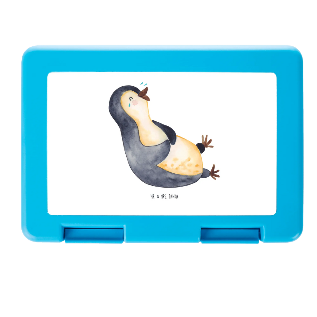 Pudełko na kanapki pingwin Śmiech Brotbox, Snackbox, Lunch box, Butterbrotdose, Brotzeitbox, Pinguin, Pinguine, lustiger Spruch, Optimismus, Fröhlich, Lachen, Humor, Fröhlichkeit