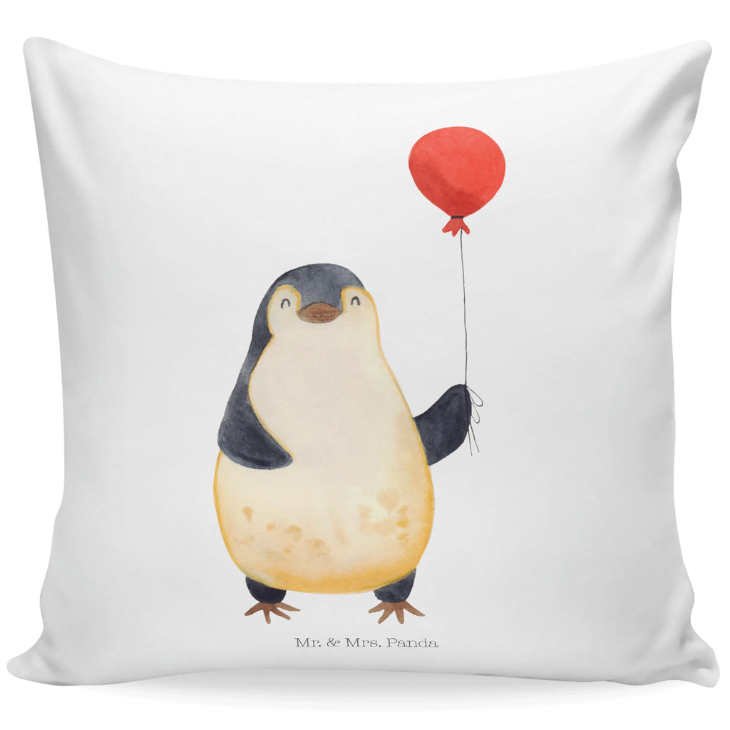 Cushion Penguin balloon pillows, bedroom, Pillow, pillow case, pad, fluffy, cushion, settee, sofa, soft, couch, 40x40, bed, 40 x 40, Penguin, North Pole, Winter, Penguins, new start, penguins, balloon, best friend, happiness, gift girlfriend, love, daydreams, new life, love of life, motivation, gift idea
