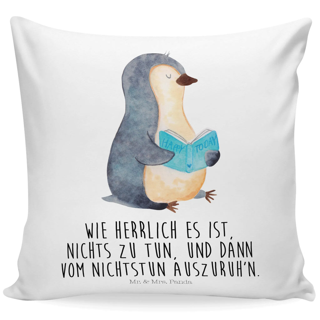 Cushion Penguin A book Dekokissen Sofa, Sofakissen, Dekokissen 40x40, Couchkissen, Kissenbezug 40x40, Kissen, Kissenhülle 40x40, Motivkissen, Dekokissen, Sofakissen 40x40, Kissenhülle, Kopfkissen 40x40, Kissen 40x40 Waschbar, Kopfkissen, sofakissen, sitzkissen, Zierkissen, Kissen 40x40, Kissenbezüge, Pinguin, Nichtstun, Ferien, Freizeit, Pinguine, Faulenzen, Urlaub, Buch, Bücherwurm, Lesen