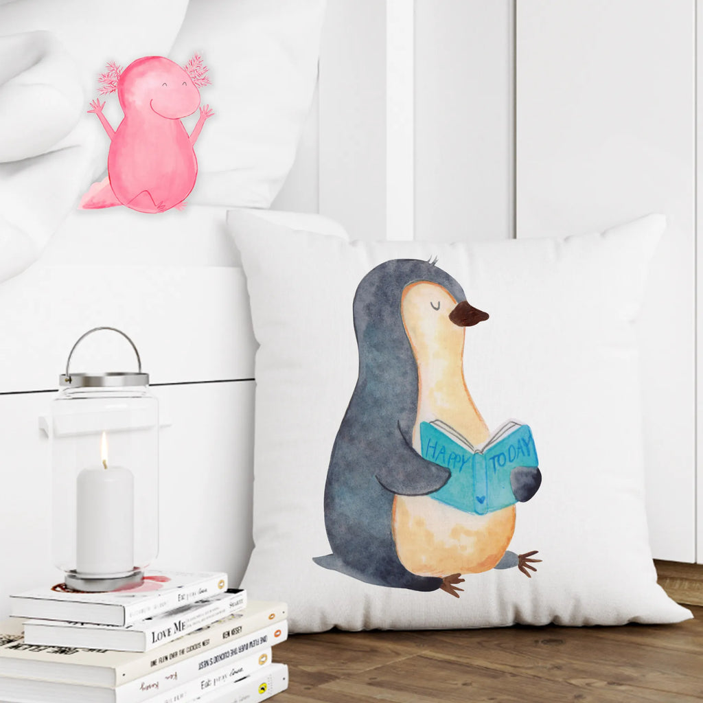 Cushion Penguin A book Dekokissen Sofa, Sofakissen, Dekokissen 40x40, Couchkissen, Kissenbezug 40x40, Kissen, Kissenhülle 40x40, Motivkissen, Dekokissen, Sofakissen 40x40, Kissenhülle, Kopfkissen 40x40, Kissen 40x40 Waschbar, Kopfkissen, sofakissen, sitzkissen, Zierkissen, Kissen 40x40, Kissenbezüge, Pinguin, Nichtstun, Ferien, Freizeit, Pinguine, Faulenzen, Urlaub, Buch, Bücherwurm, Lesen