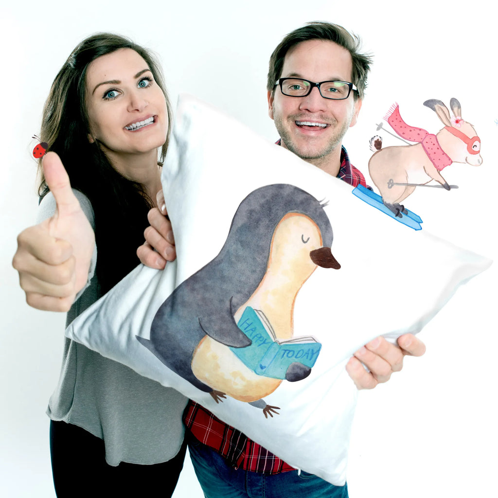 Cushion Penguin A book Dekokissen Sofa, Sofakissen, Dekokissen 40x40, Couchkissen, Kissenbezug 40x40, Kissen, Kissenhülle 40x40, Motivkissen, Dekokissen, Sofakissen 40x40, Kissenhülle, Kopfkissen 40x40, Kissen 40x40 Waschbar, Kopfkissen, sofakissen, sitzkissen, Zierkissen, Kissen 40x40, Kissenbezüge, Pinguin, Nichtstun, Ferien, Freizeit, Pinguine, Faulenzen, Urlaub, Buch, Bücherwurm, Lesen