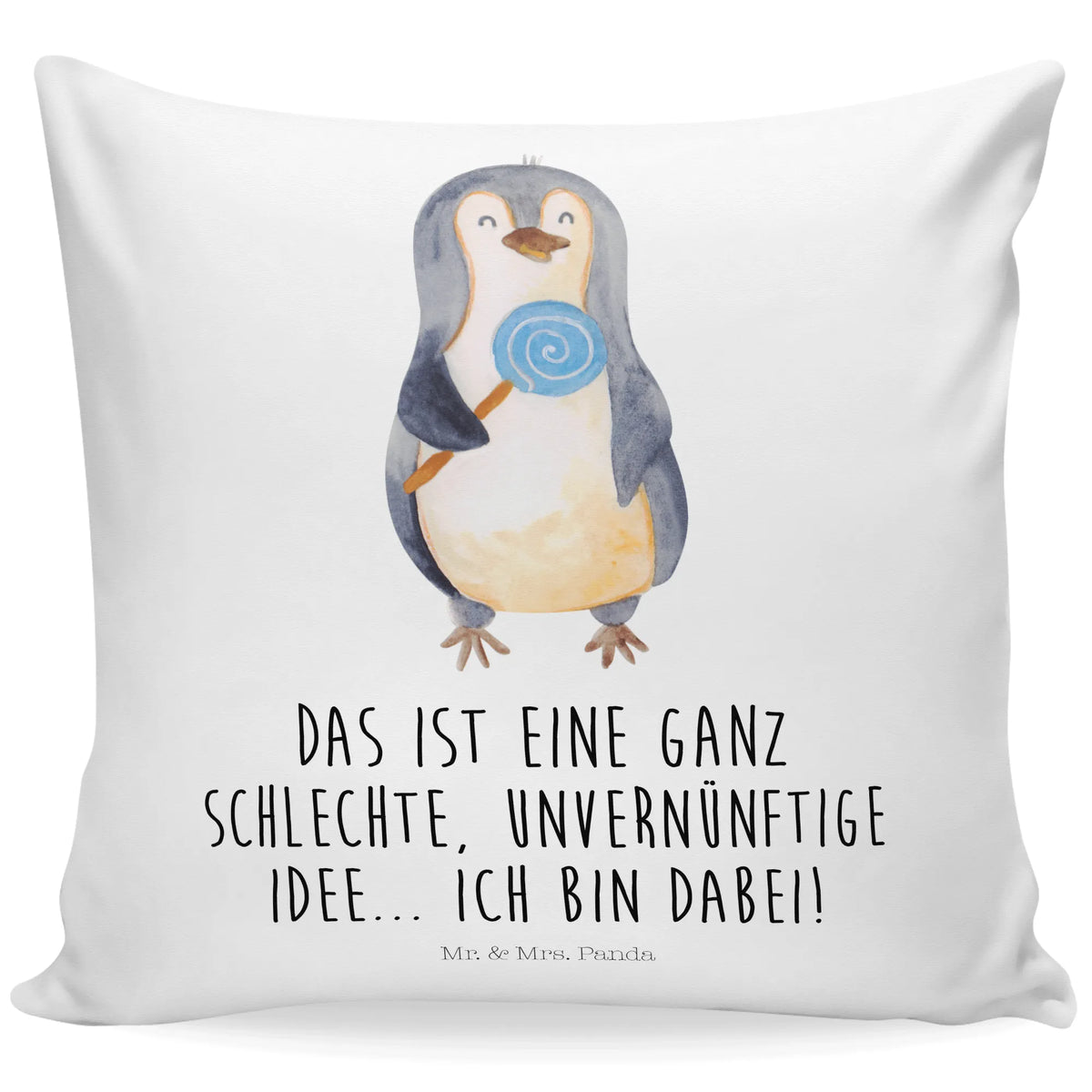 Cushion Penguin lollipop Penguins, North Pole, rebel, candy, penguins, crook, hoodlum, bullshit, lollipop