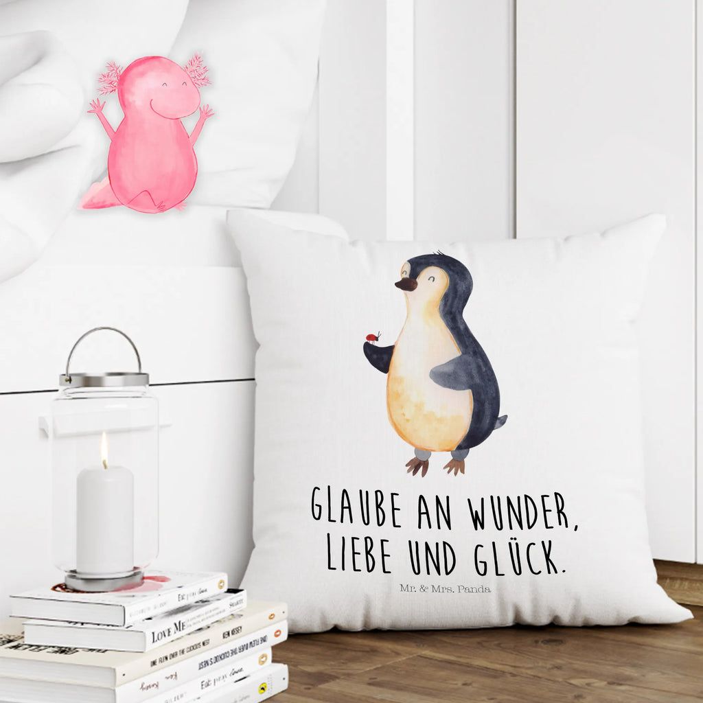 40x40 poduszka Pingwin biedronka Pinguin