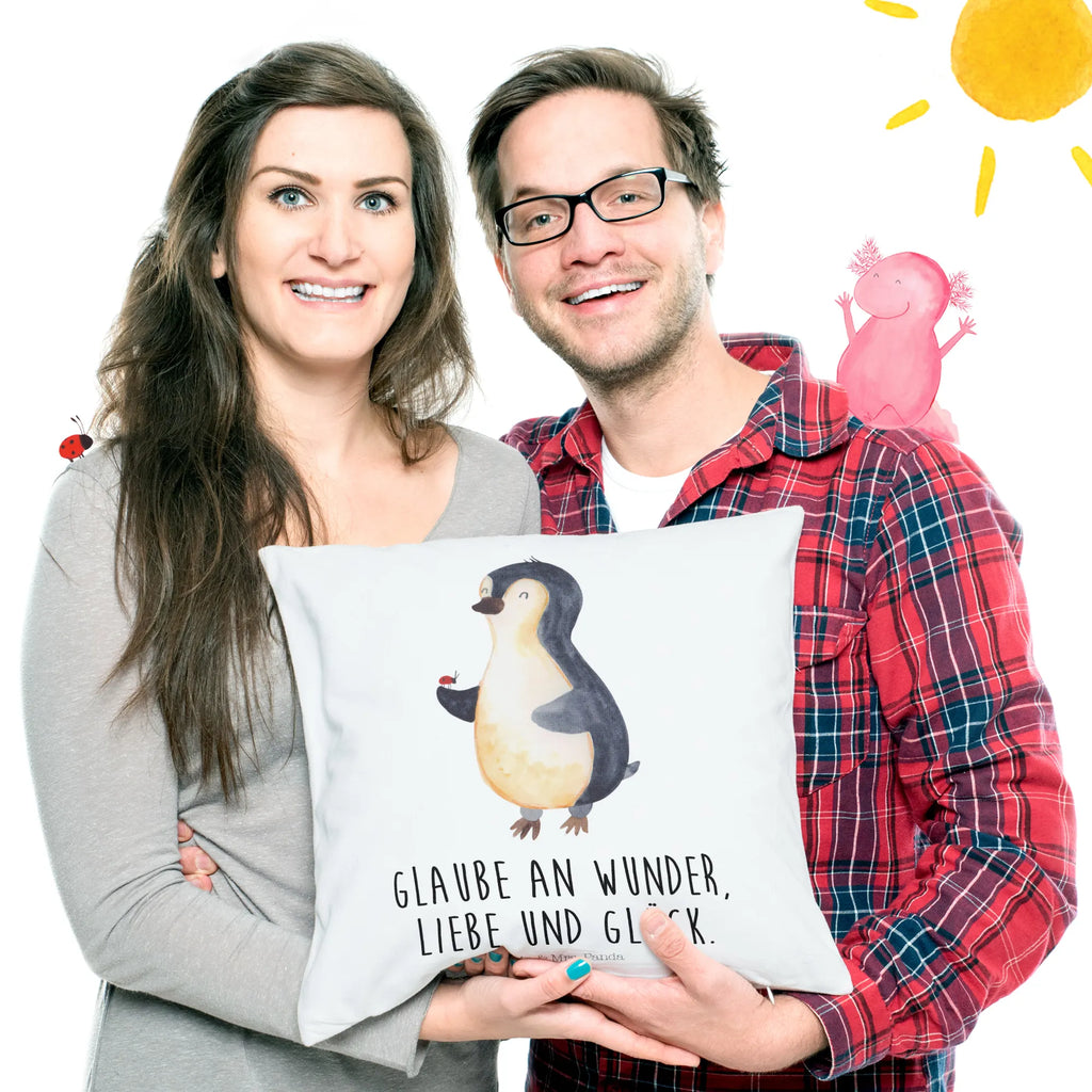 40x40 poduszka Pingwin biedronka Pinguin