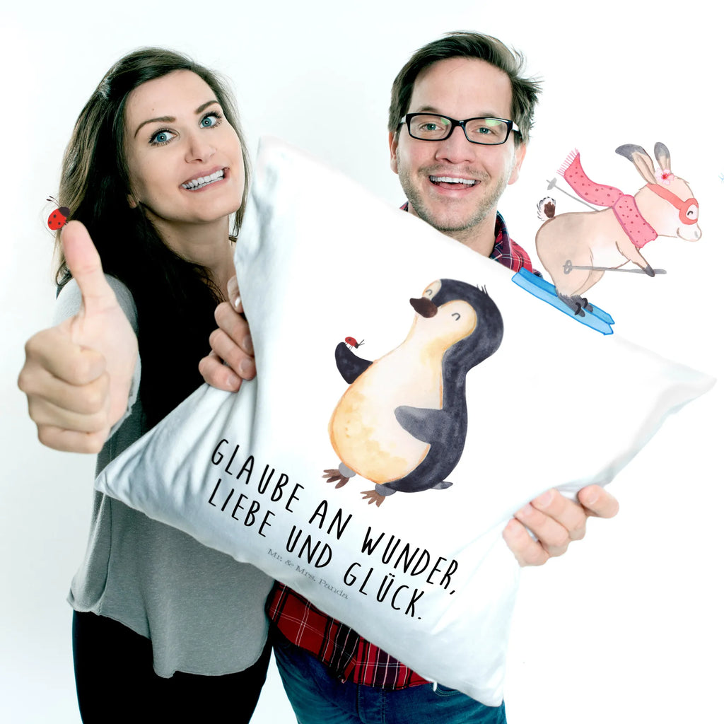 40x40 poduszka Pingwin biedronka Pinguin