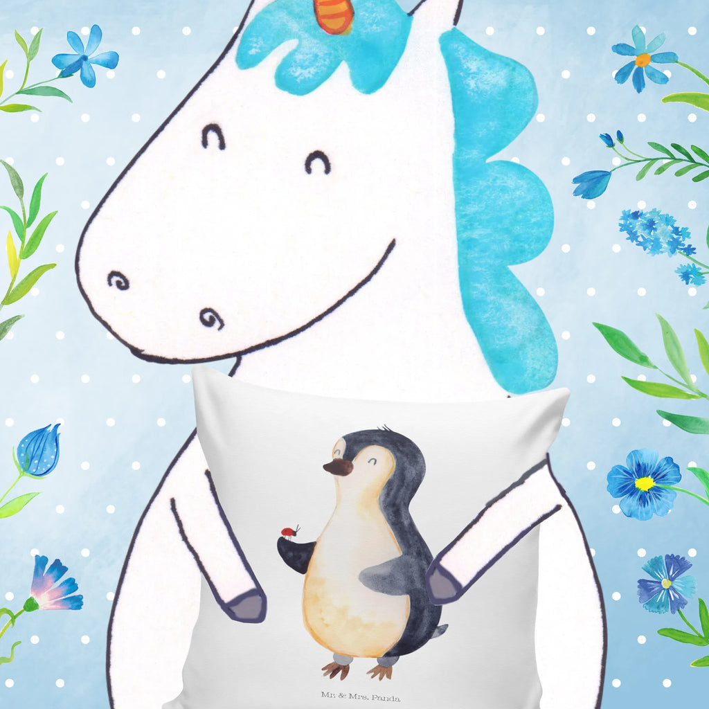 40x40 poduszka Pingwin biedronka Pinguin