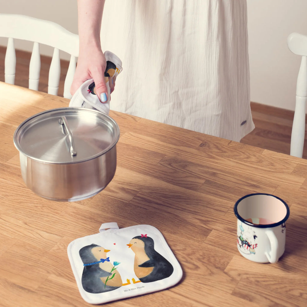 2er Set Topflappen  Pinguin Pärchen Topflappenset, Topfhandschuhe, topfhalter, Topflappen, Topflappen 2er Set, 2er Set Topflappen, Topfuntersetzer, Topflappen Set, Pinguin, Liebe, Hochzeitstag, Große Liebe, Liebespaar, Hochzeitsgeschenk, Hochzeit, Liebesbeweis, Liebesgeschenk, Pinguine, Traumpaar, Verlobung, Jahrestag