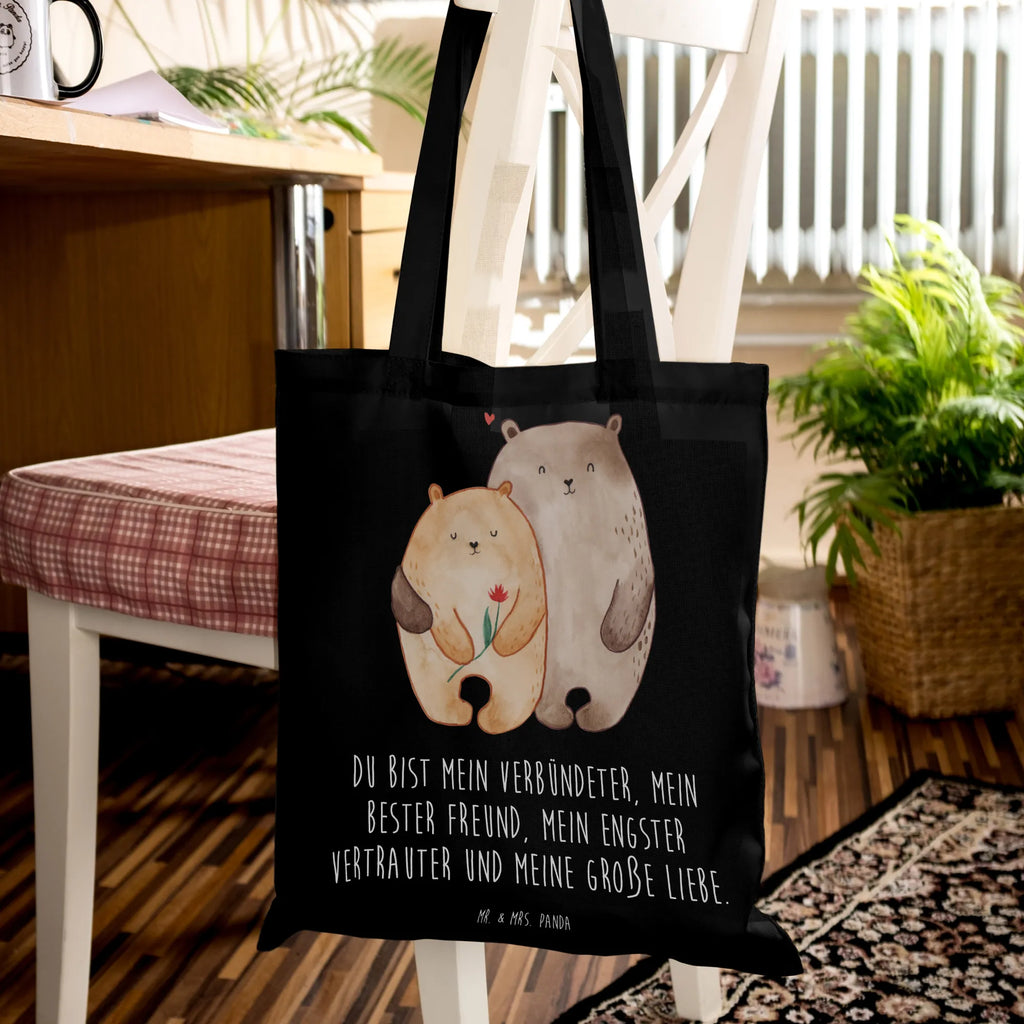 Tote bag Bears in love