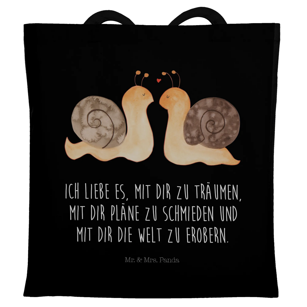 Tote bag Snails in love Strandtasche, Laptoptasche, Tragetasche, Schultertasche, Tasche, Beuteltasche, Umhängetasche, Jutetasche, Einkaufstasche, Badetasche, Stofftasche, Stoffbeutel, Einkaufstüte, Shopper, Beutel, Jutebeutel, Liebe, Partner, Freund, Freundin, Ehemann, Ehefrau, Heiraten, Verlobung, Heiratsantrag, Liebesgeschenk, Jahrestag, Hocheitstag