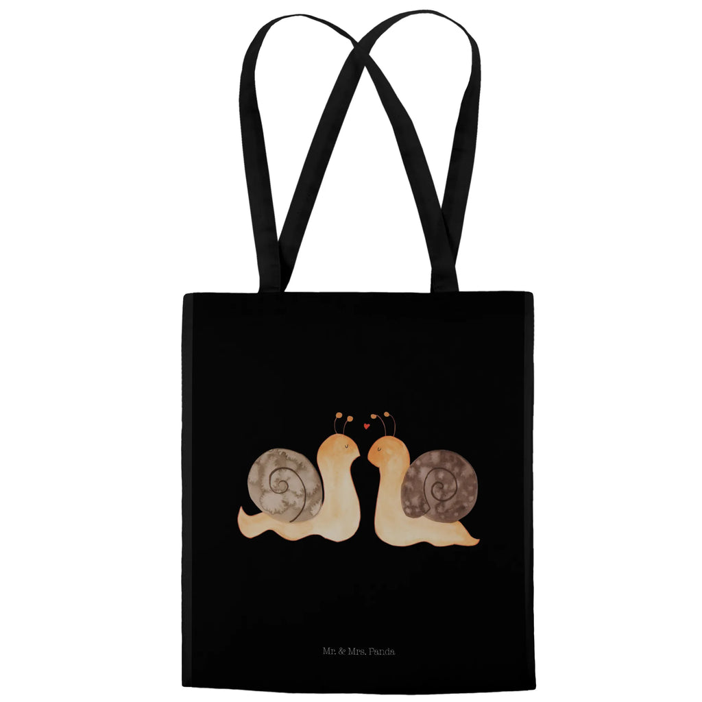 Tote bag Snails in love Strandtasche, Laptoptasche, Tragetasche, Schultertasche, Tasche, Beuteltasche, Umhängetasche, Jutetasche, Einkaufstasche, Badetasche, Stofftasche, Stoffbeutel, Einkaufstüte, Shopper, Beutel, Jutebeutel, Liebe, Partner, Freund, Freundin, Ehemann, Ehefrau, Heiraten, Verlobung, Heiratsantrag, Liebesgeschenk, Jahrestag, Hocheitstag