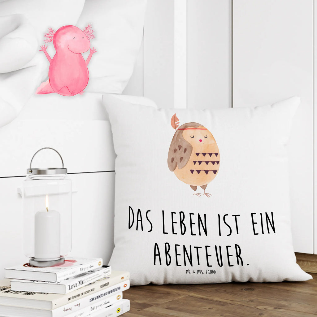 40x40 poduszka sowa Ozdoba z piór Sowa