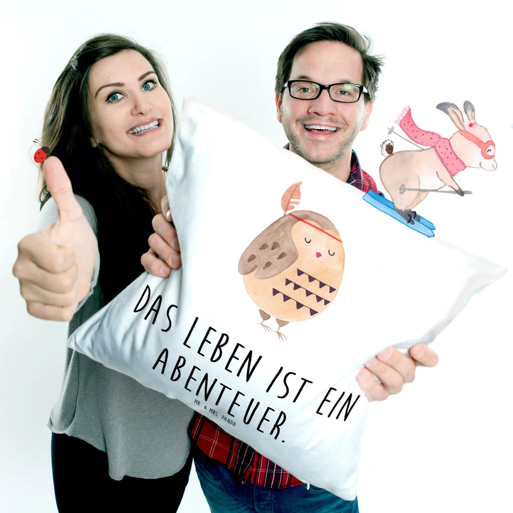 40x40 poduszka sowa Ozdoba z piór Sowa