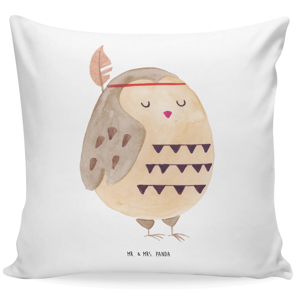 40x40 poduszka sowa Ozdoba z piór Sowa