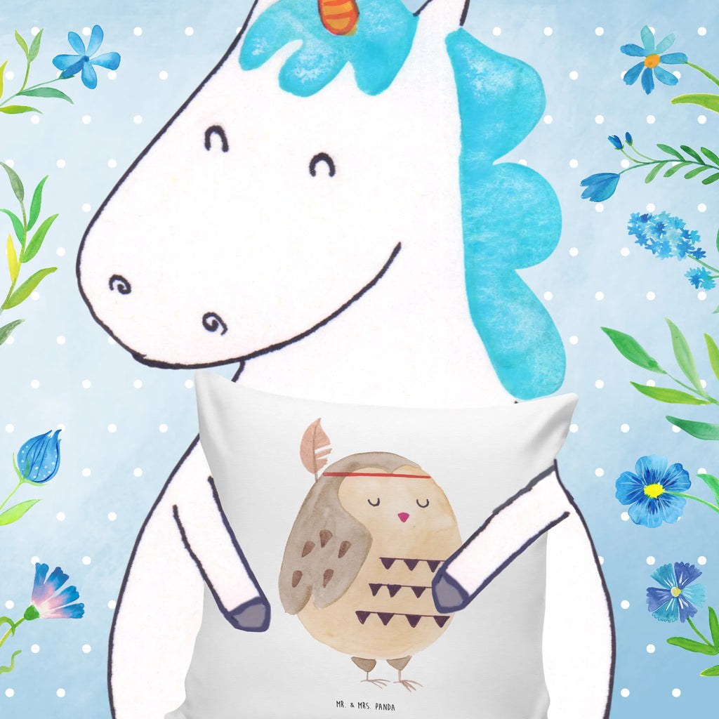 40x40 poduszka sowa Ozdoba z piór Sowa