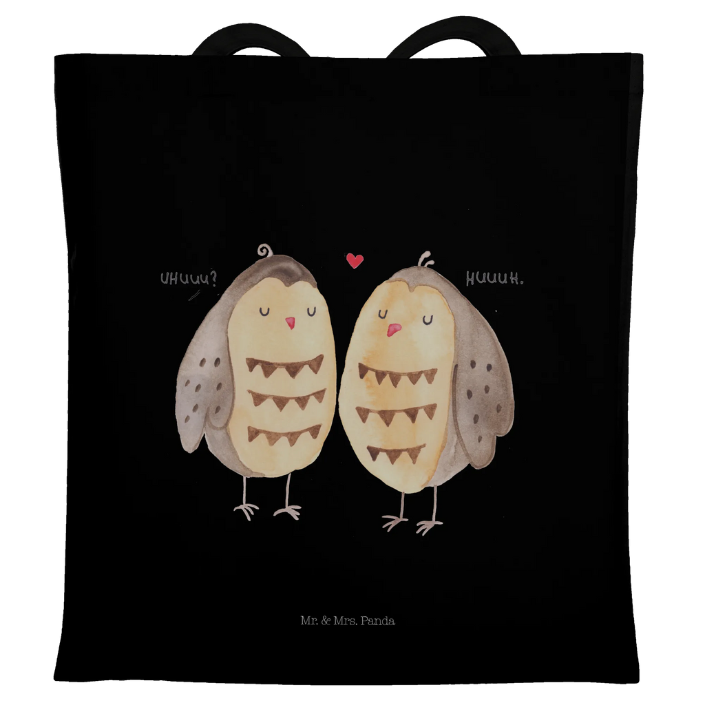 Torba sowy miłość Stofftasche, Tasche, Einkaufstüte, Umhängetasche, Strandtasche, Stoffbeutel, Jutebeutel, Beutel, Tragetasche, Laptoptasche, Beuteltasche, Einkaufstasche, Shopper, Schultertasche, Badetasche, Jutetasche, Eule, Wortspiel lustig, Liebe, Owl, Liebe Spruch, Eule Deko, Hochzeit Spruch, All you need is love, Freundin Geschenk, Freund