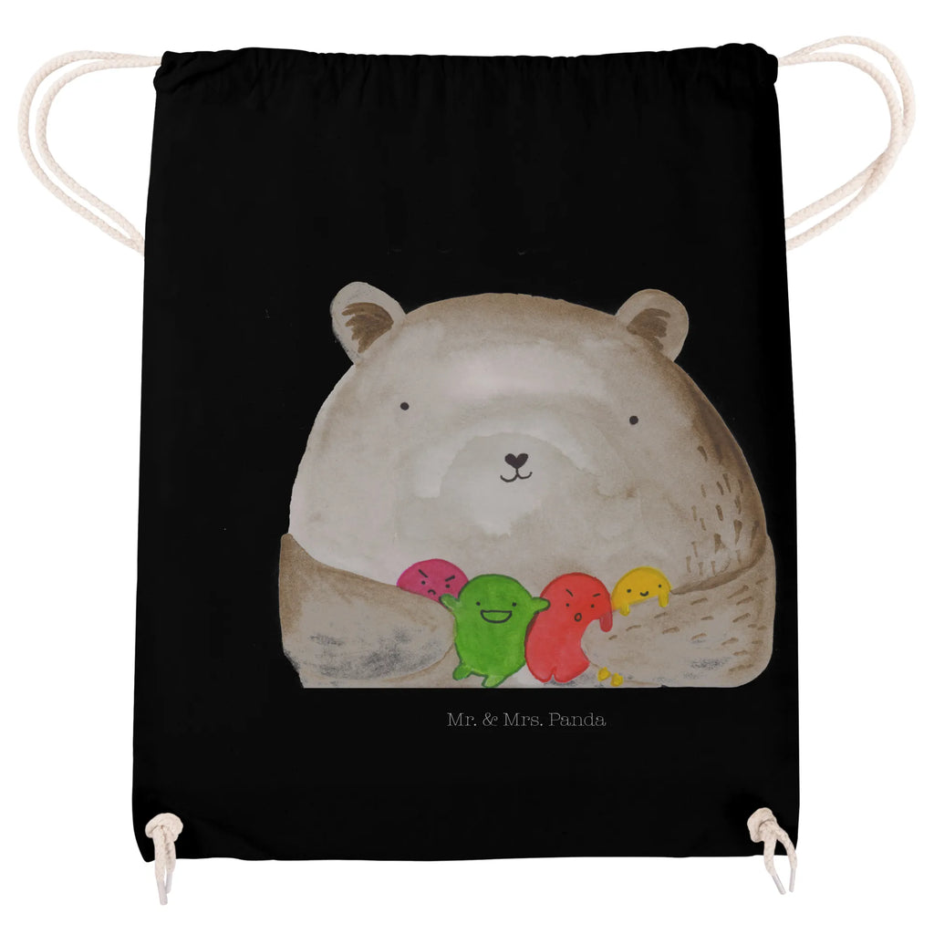 Drawstring bag bear Feeling bag, gym bag, sports bag, hipster, jute bag, carrier bag, bear, teddy, teddy bear, cuddly toy, Madness, Bear