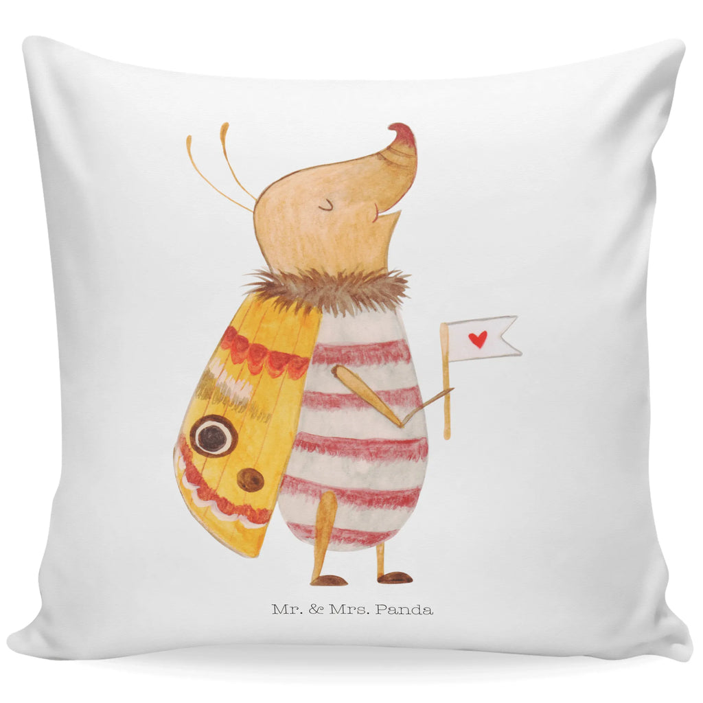 Cushion Moth flag soft, sofa, bedroom, Pillow, cushion, couch, pad, pillows, 40 x 40, settee, fluffy, bed, 40x40, pillow case, small animals, cute, funny, cute animal motives, hand drawn, small world, funny sayings, good mood, happy, gifts, gift ideas, special gifts, animal lover, card, Saying funny, Kitchen decoration, How much does the world cost, Beetle, Moth