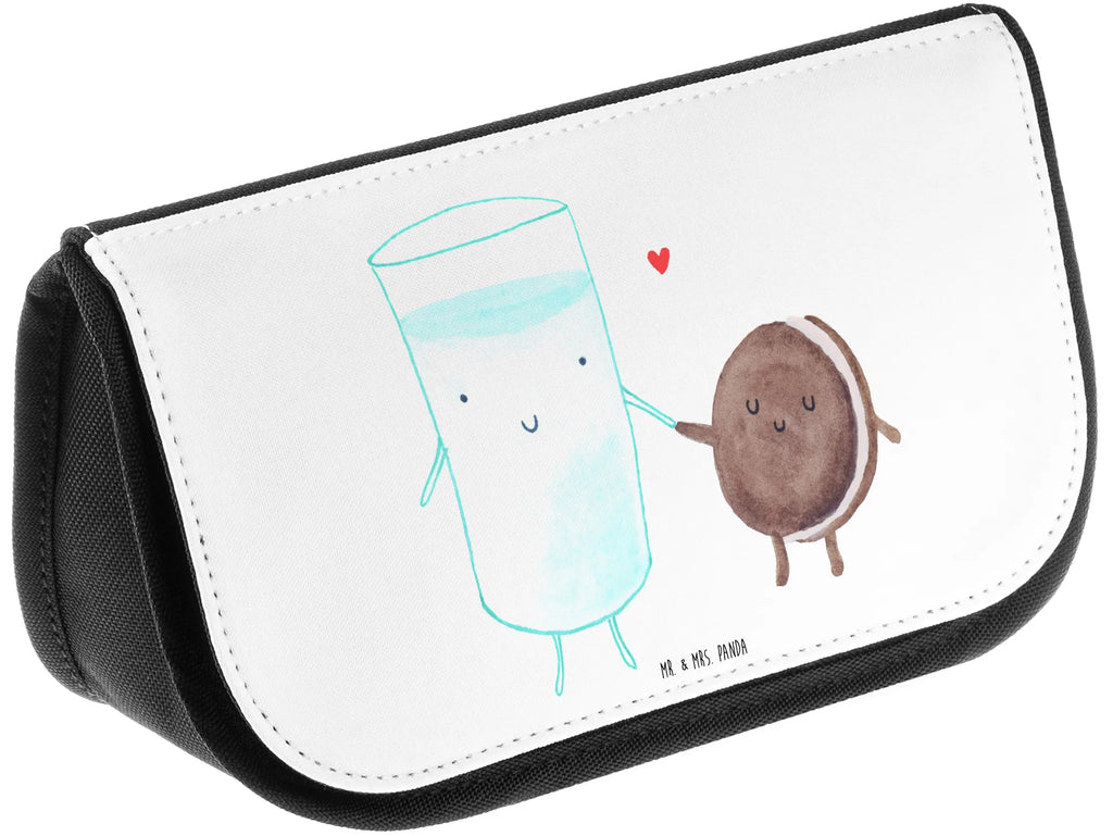 Kosmetiktasche Milch Keks utensilientasche, Waschbeutel, Kosmetiktasche, Kulturbeutel, zubehörtasche, kosmetik beutel, hygiene tasche, Necessaire, Make-Up Bag, reise kosmetiktasche, kulturtäschchen, bad tasche, Beauty Bag, toilettenbeutel, beauty tasche, kleines Täschchen, Schminktäschchen, Kulturtasche, Waschtasche, Organizer Tasche, Beautybag, Schminktasche, Toilettentasche, Schminkbeutel, Reisenecessaires, beauty case, reiseschminktasche, kosmetiktäschchen, Lustige Sprüche, Tiere, Tiermotive, Gute Laune, Milch, Milk, Keks, Cookie, Einladung Frühstück, Romantisch, Perfektes Paar, Kekse, Kaffee, Motiv Süß