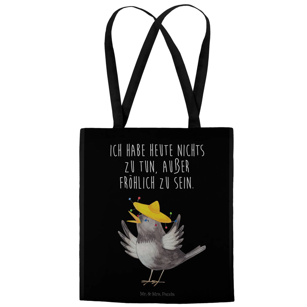 Tote bag Crow sombrero Tüte, Einkaufstüte, Beutel, uni tasche, Statementbeutel, Stofftasche, Strandtasche, Stoffbeutel, Jutetasche, bedruckte tasche, Alltagstasche, unitasche, Beuteltasche, baumwollbeutel, Einkaufsbeutel, Jutebeutel, Einkaufstasche, Schultertasche, Laptoptasche, Tasche, shopping tasche, Shopper, Henkeltasche, Badetasche, Leinentasche, Tragetasche, Baumwolltasche, tote bag, Umhängetasche, Schultasche, büchertasche, Gute Laune, Tiermotive, Tiere, lustige Sprüche, Vogel, Spruch positiv, froh, Vögel, glücklich sein, Glück Spruch, Elster, Rabe, Motivation, fröhlich sein