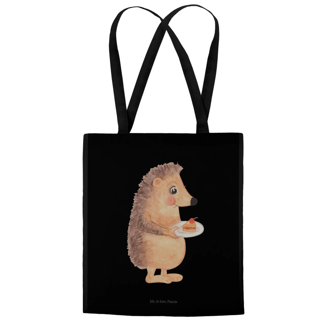 Tragetasche Igel Kuchenstück Laptoptasche, Shopper, Beutel, Jutetasche, Umhängetasche, Badetasche, Einkaufstüte, Schultertasche, Jutebeutel, Tasche, Stoffbeutel, Strandtasche, Stofftasche, Beuteltasche, Tragetasche, Einkaufstasche, Tiermotive, Gute Laune, lustige Sprüche, Tiere, Geburtstagskuchen, Backen Geschenk, Torte, Kuchen, Kuchen backen, Igel, Einladung Party, Essen Spruch