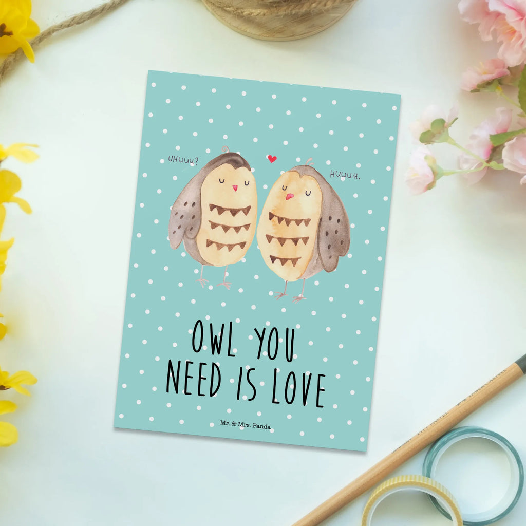 Postkarte Eulen Liebe Postkarte, Dankeskarte, Ansichtskarte, Ansichtskarten, Karte, Einladungskarten Geburtstag, Grußkarte, Geburtstagskarte, Einladung, Einladungskarte, Geschenkkarte, Einladung Geburtstag, Eule, Liebe, Freundin Geschenk, Liebe Spruch, Wortspiel lustig, Owl, Hochzeit Spruch, All you need is love, Eule Deko, Freund