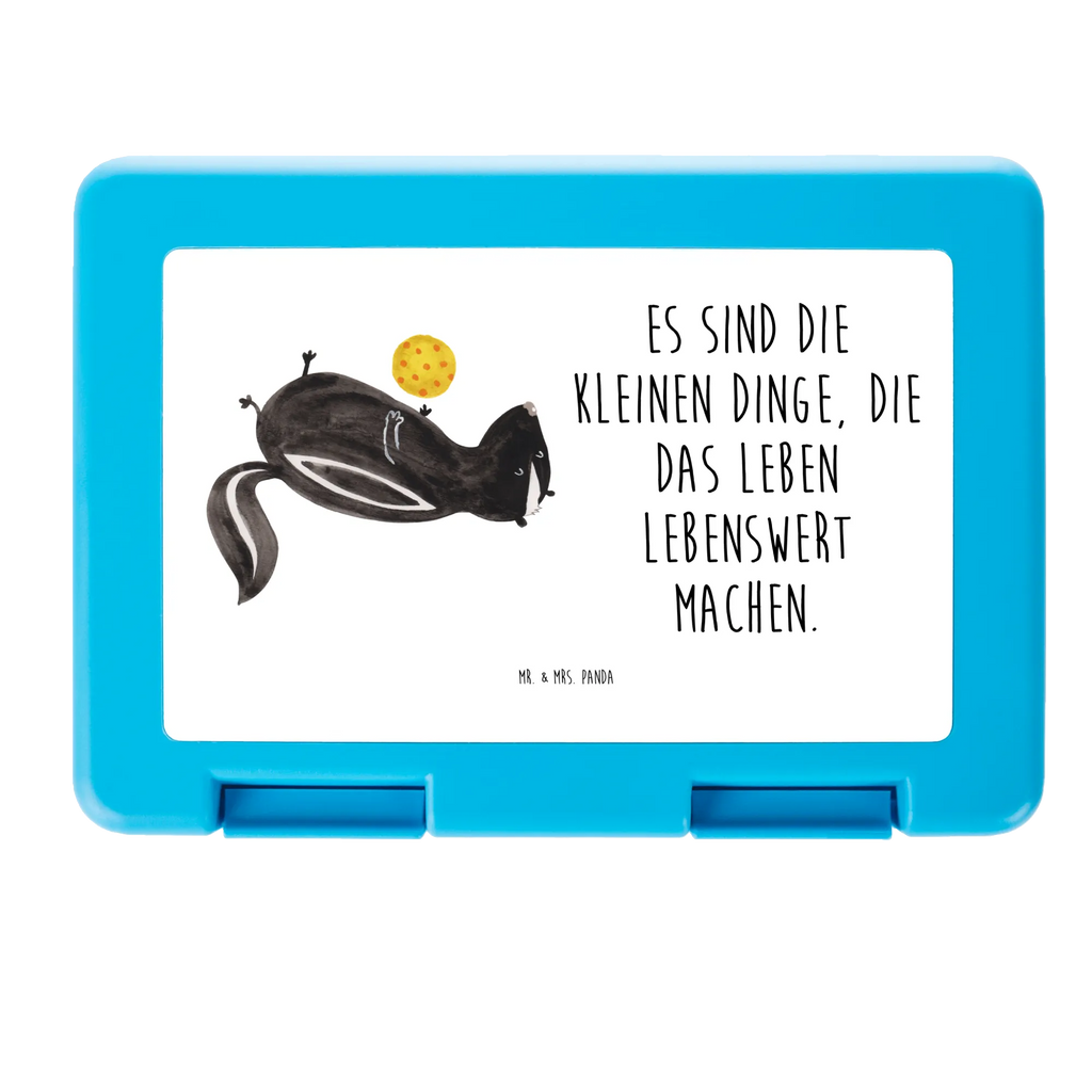 Pudełko na kanapki skunks piłka Brotbox, Snackbox, Lunch box, Butterbrotdose, Brotzeitbox, Stinktier, Skunk, Wildtier, Raubtier, Stinker, Stinki, verspielt, Weisheit