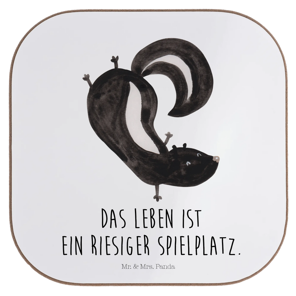 Podkładka skunks stojka Getränkeuntersetzer, Untersetzer, Untersetzer Gläser, Untersetzer Holz, Untersetzer Design, Glasuntersetzer, Bierdeckel, Korkuntersetzer, Untersetzer für Gläser, Untersetzer aus Holz, Tassen Untersetzer, Holzuntersetzer, Stinktier, Skunk, verpielt, Raubtier, Wildtier, Stinki, Spielplatz, Stinker, Kind