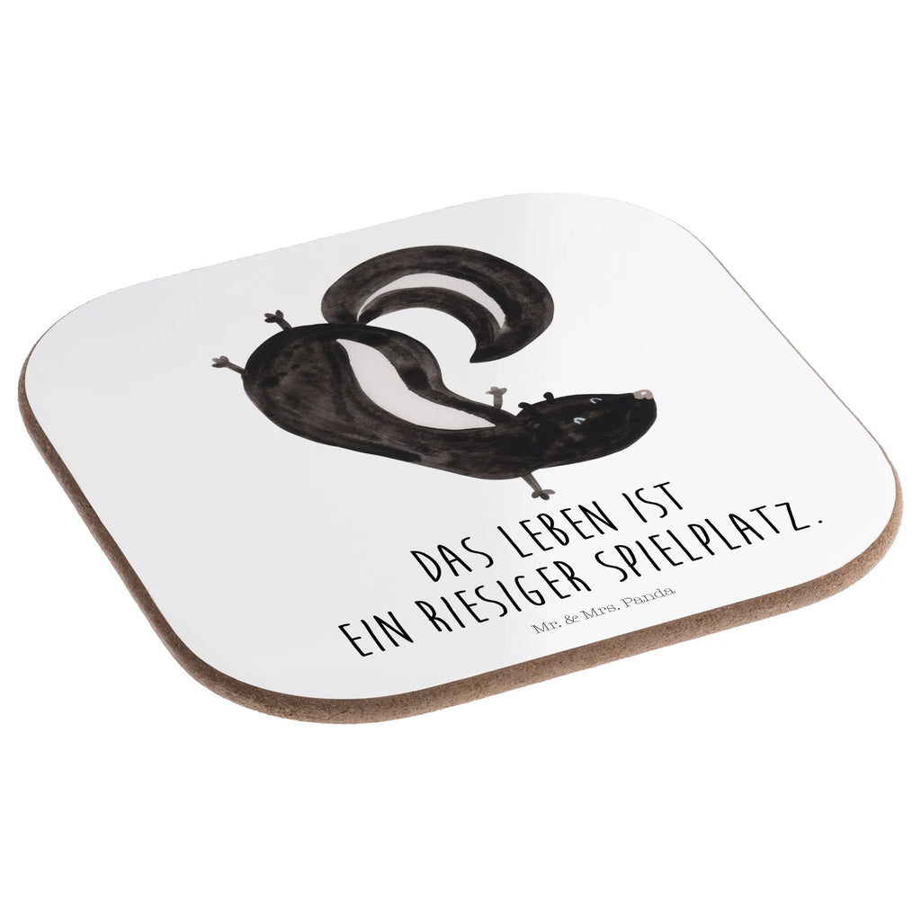 Podkładka skunks stojka Getränkeuntersetzer, Untersetzer, Untersetzer Gläser, Untersetzer Holz, Untersetzer Design, Glasuntersetzer, Bierdeckel, Korkuntersetzer, Untersetzer für Gläser, Untersetzer aus Holz, Tassen Untersetzer, Holzuntersetzer, Stinktier, Skunk, verpielt, Raubtier, Wildtier, Stinki, Spielplatz, Stinker, Kind