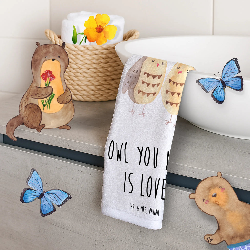 Gästehandtuch Eulen Liebe Reisehandtuch, gesichtstuch, Mittelgroßes Handtuch, handtücher 50x100, gesichtshandtuch, Duschtuch, bad handtuch, sporthandtuch, Handtuch, Kinderhandtuch, Gästehandtücher, Handtuch 50x100, sporthandtücher, reisehandtücher, baumwollhandtücher, handtücher, frotteehandtücher, kinderhandtücher, handtuch badezimmer, Gästehandtuch, handtuch bad, Eule, Liebe Spruch, Owl, Freund, Hochzeit Spruch, Liebe, All You Need Is Love, Freundin Geschenk, Wortspiel Lustig, Eule Deko