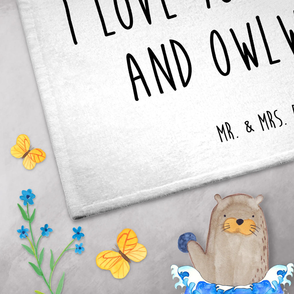 50 x 100 ręcznik sowa zadowolona Sowa