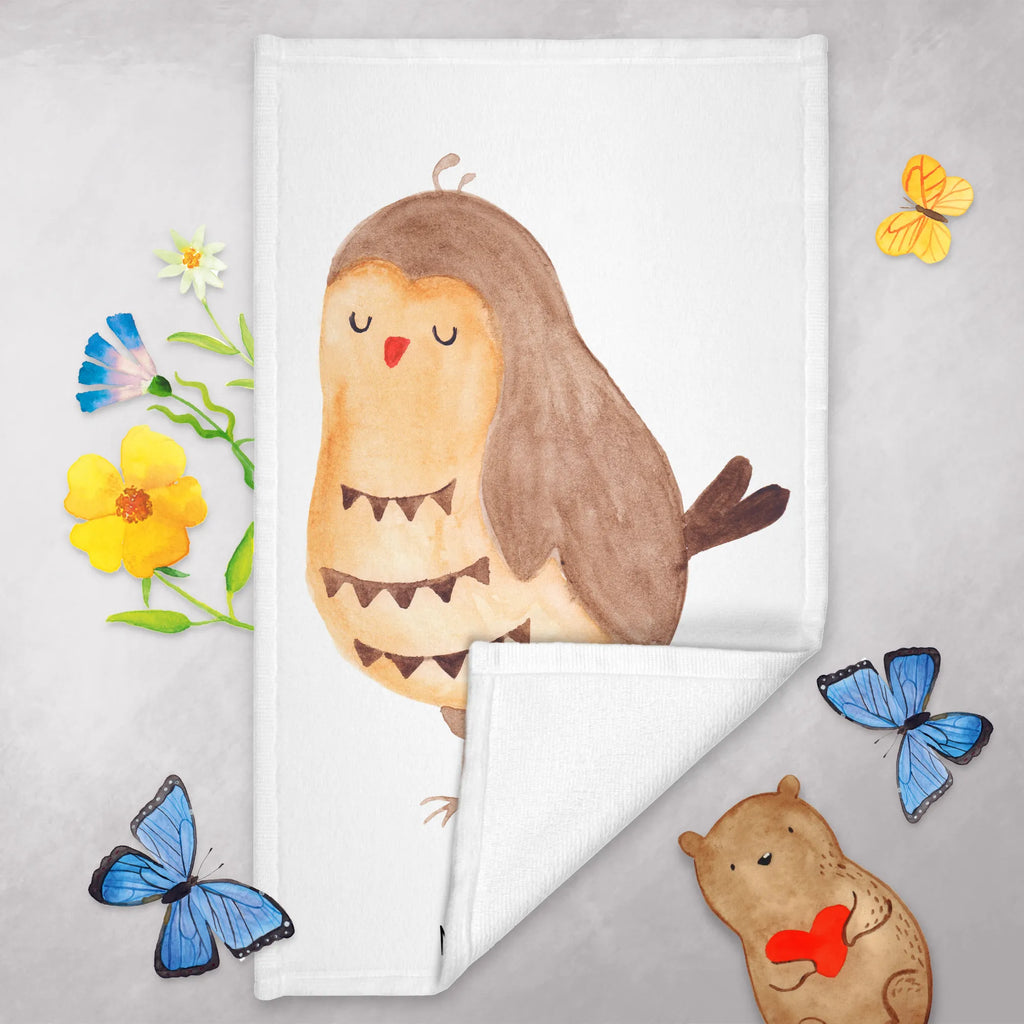 50 x 100 ręcznik sowa zadowolona Sowa