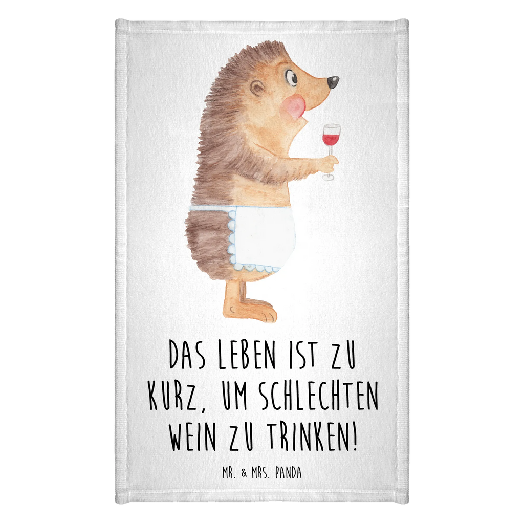 50 x 100 ręcznik jeż wino Motywy zwierzęce, dobra energia, zabawne powiedzonka, zwierzęta