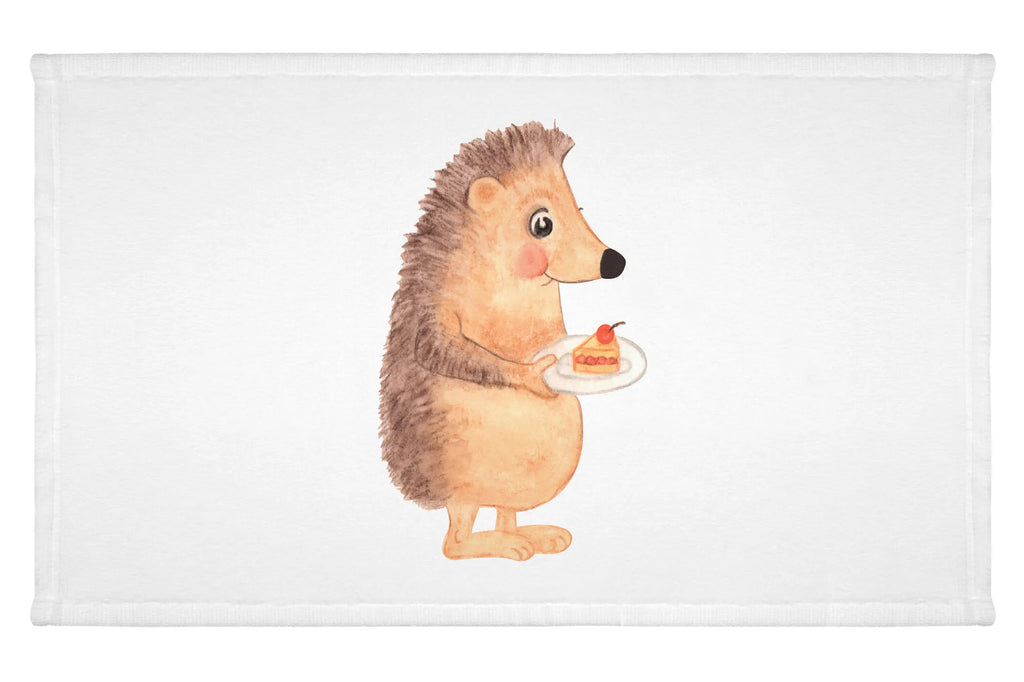 50 x 100 ręcznik jeż kawałek ciasta Motywy zwierzęce, dobra energia, zabawne powiedzonka, zwierzęta