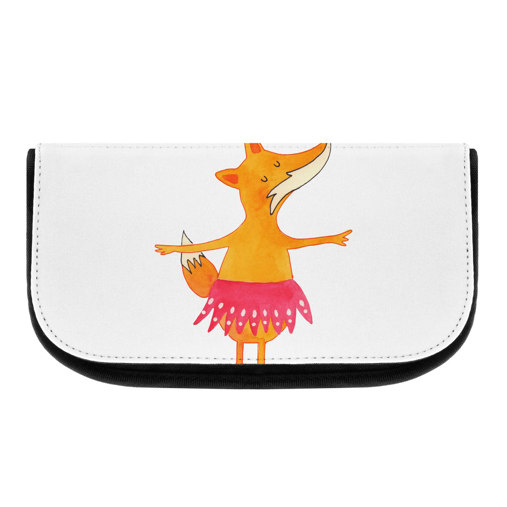 Kosmetiktasche Fuchs Ballerina Beauty Bag, bad tasche, Waschbeutel, hygiene tasche, Schminkbeutel, toilettenbeutel, Toilettentasche, Organizer Tasche, Kosmetiktasche, utensilientasche, kosmetik beutel, kulturtäschchen, Kulturbeutel, beauty case, Schminktasche, Make-Up Bag, kosmetiktäschchen, Waschtasche, Necessaire, Reisenecessaires, Kulturtasche, beauty tasche, kleines Täschchen, reise kosmetiktasche, reiseschminktasche, Schminktäschchen, zubehörtasche, Beautybag, Fuchs, Tänzerin, Füchse, Füchsin, Tanzen, Fuchs Spruch, Ballerina, Einladung, Ballett, Party, Geburtstag