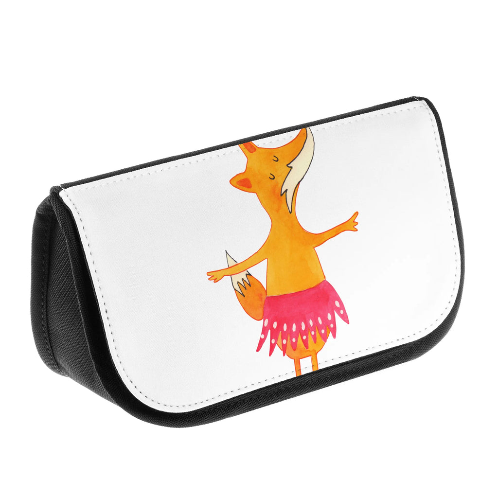 Kosmetiktasche Fuchs Ballerina Beauty Bag, bad tasche, Waschbeutel, hygiene tasche, Schminkbeutel, toilettenbeutel, Toilettentasche, Organizer Tasche, Kosmetiktasche, utensilientasche, kosmetik beutel, kulturtäschchen, Kulturbeutel, beauty case, Schminktasche, Make-Up Bag, kosmetiktäschchen, Waschtasche, Necessaire, Reisenecessaires, Kulturtasche, beauty tasche, kleines Täschchen, reise kosmetiktasche, reiseschminktasche, Schminktäschchen, zubehörtasche, Beautybag, Fuchs, Tänzerin, Füchse, Füchsin, Tanzen, Fuchs Spruch, Ballerina, Einladung, Ballett, Party, Geburtstag