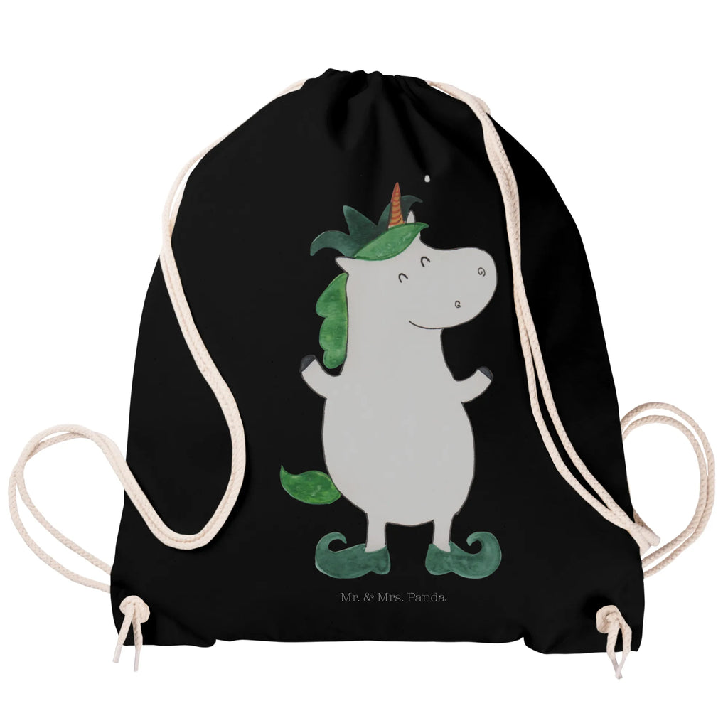 Drawstring bag unicorn joker sports bag, bag, jute bag, gym bag, hipster, carrier bag, unicorn, unicorns, Juggler, Unicorn, Court Jester, Middle Ages, Punch