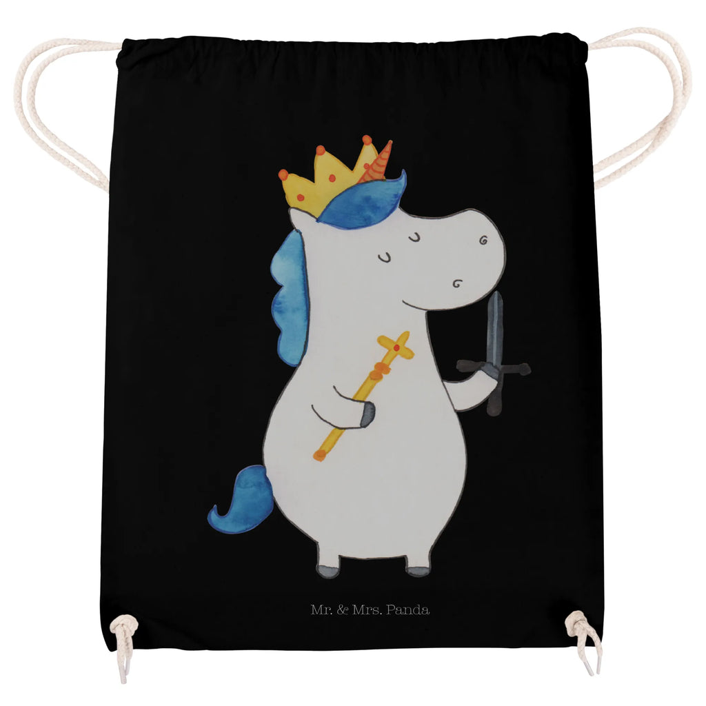 Drawstring bag unicorn king with sword jute bag, sports bag, carrier bag, bag, gym bag, hipster, unicorn, unicorns, Crown, gift boyfriend, sword, Chancellor, Prosecco, Unicorn, Ruler, Emperor, King, present boy, President, Princess
