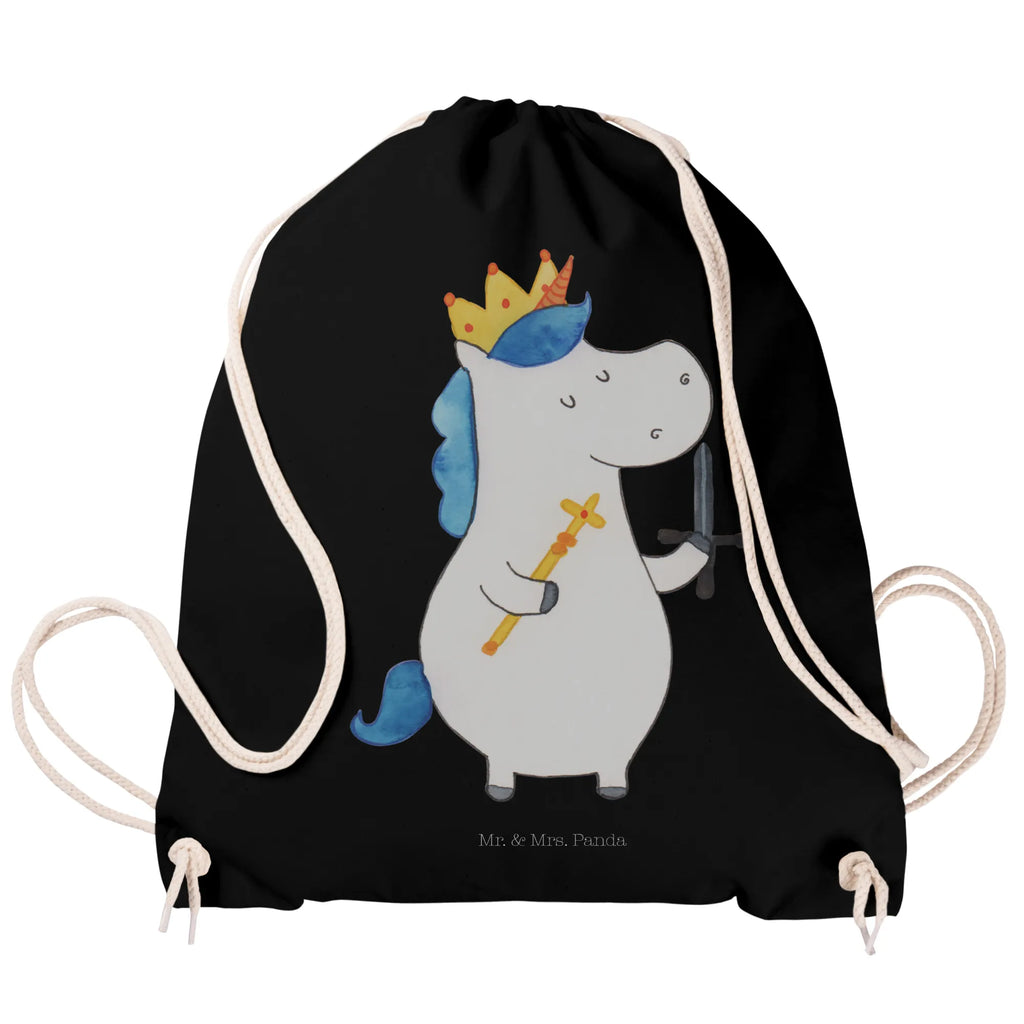 Drawstring bag unicorn king with sword jute bag, sports bag, carrier bag, bag, gym bag, hipster, unicorn, unicorns, Crown, gift boyfriend, sword, Chancellor, Prosecco, Unicorn, Ruler, Emperor, King, present boy, President, Princess